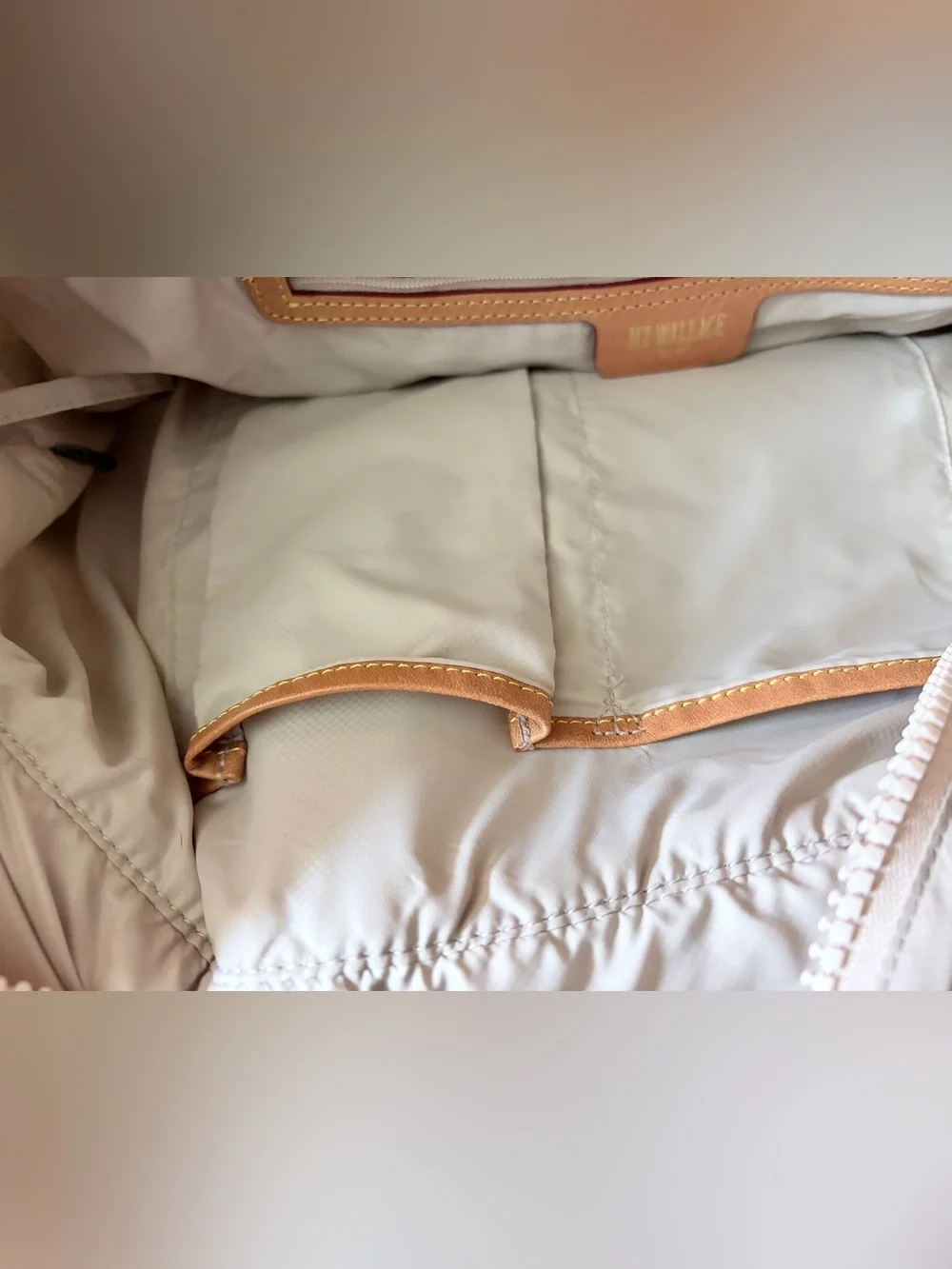 MZ Wallace Metro Tote 20455 – Two-Tone Cream & Black – Pristine Condition